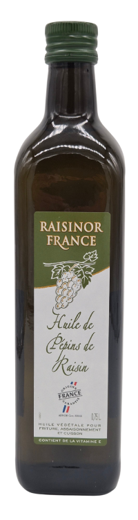 Huile de pépins de raisin 75 cl