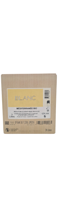 BIB IGP Blanc BIO 3 Litres 2025